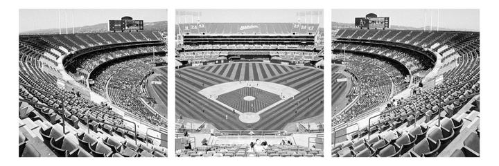 coliseum triptych | Zeiss Ikon ZM | 15mm super-wide heliar | Delta 400, developed in DD-X