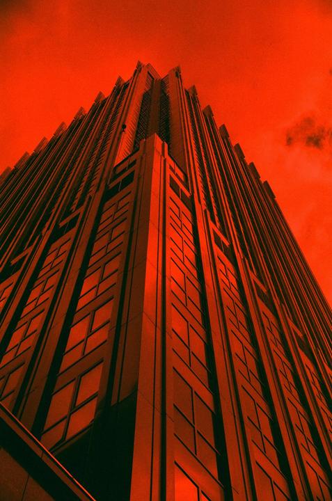 Skeletor Red | Nikon F2 AS | Micro-Nikkor P Auto 55mm f3.5 | Lomography Redscale | Hoya Red filter