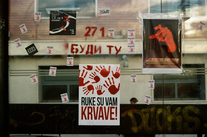 Student protests in Serbia - Minolta AF 5000, Fujicolor 400