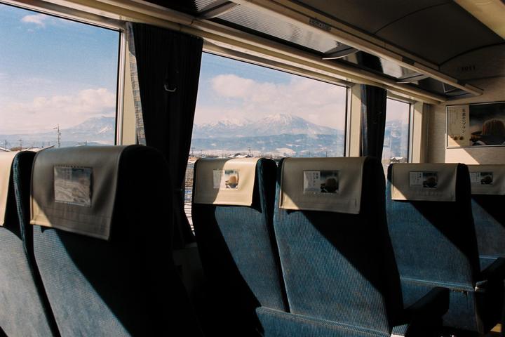 Train through northern Japan - Portra 400 | Nikon F3 | 35mm