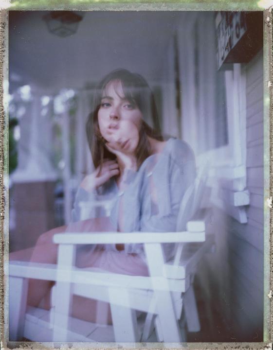 Accidental double exposure / Mamiya Universal Press / FP100C