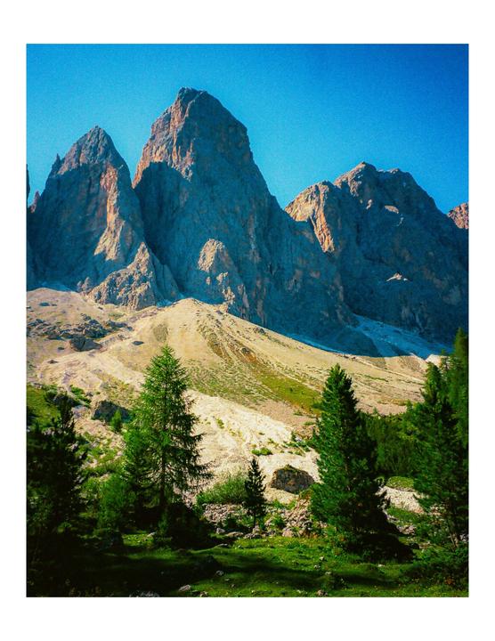 Dolomites [Kyocera Tzoom 28mm-70mm f/4.5, Fujifilm 400]