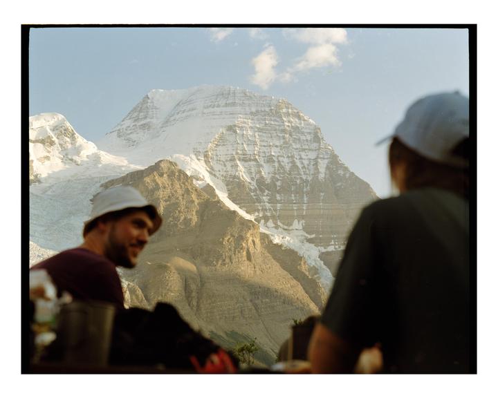 Dinner with a view / Pentax 67 + Portra 400