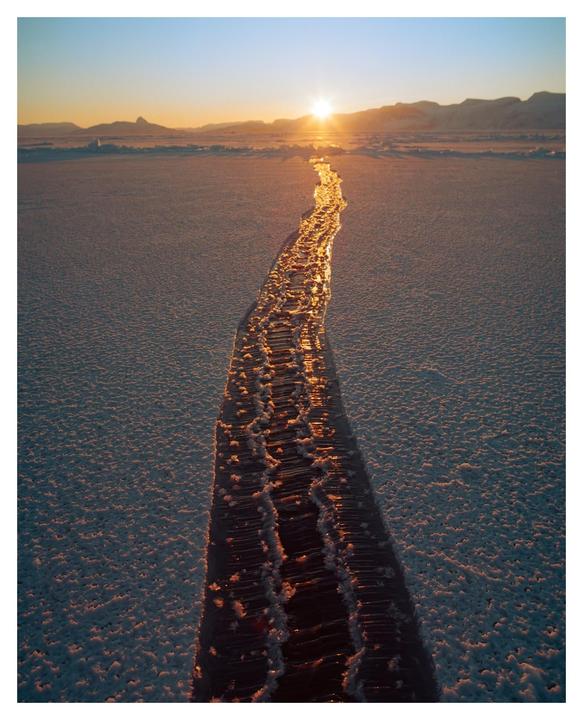 Ice Lines [Pentax 67 / 55mm / Ektar]