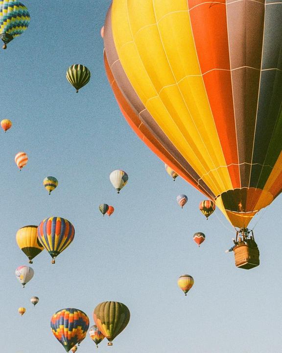 Balloon Fiesta in Albuquerque (Leica m6, Portra 400)
