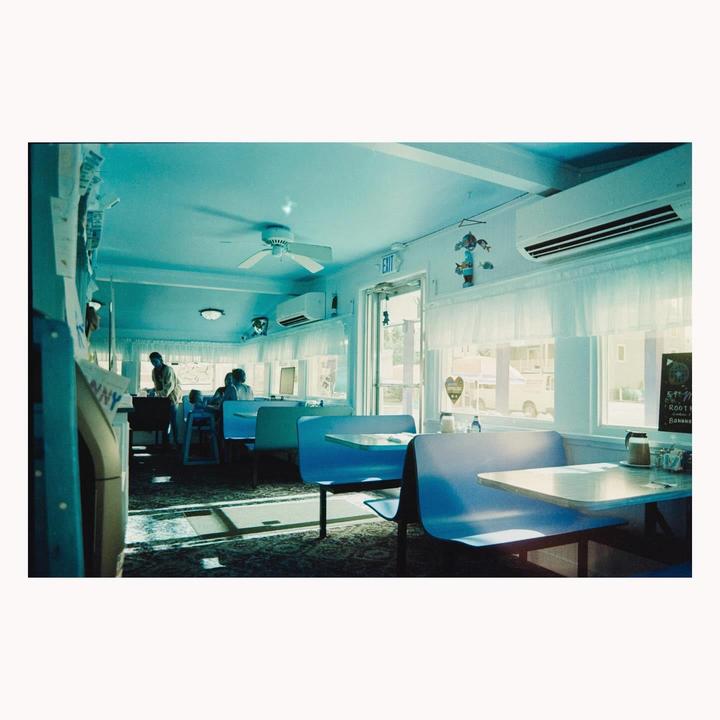 Early Morning Breakfast [Pentax K1000, 28mm f2.8, Lomo Turquoise]