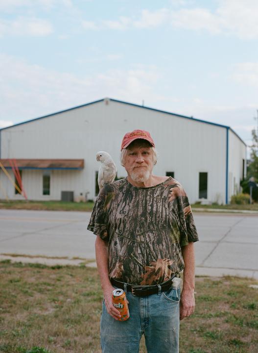 The Parrot Man, Pentax 645, Portra 400