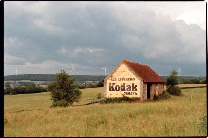 Old Kodak advertising. [Canon eos1n, Sigma art 50mm f1.4, Portra 800]