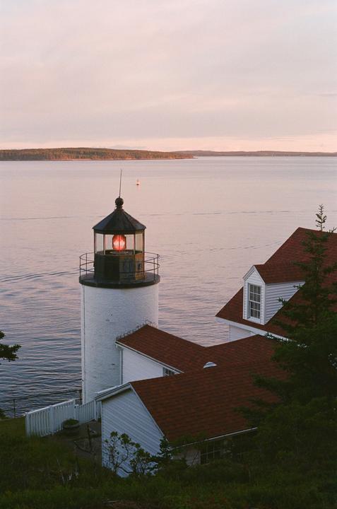 Bass Harbor sunset [Nikon FM2] [Kodak UltraMax 400]