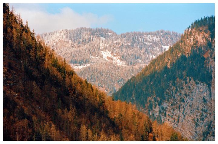 Three mountains, three vegetation stages [Nikon F100, 80-200mm, Ektar 100]
