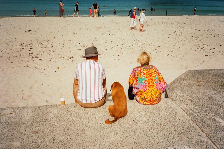 Watching people watching people. Olympus XA, Portra 160/Gold 200