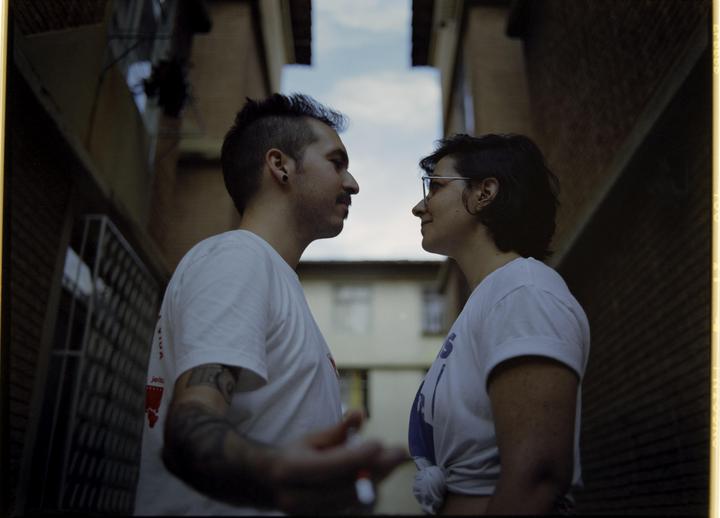 Self shot photoshoot of me and my girlfriend (Mamiya m645; Fujifilm Pro 160NS)