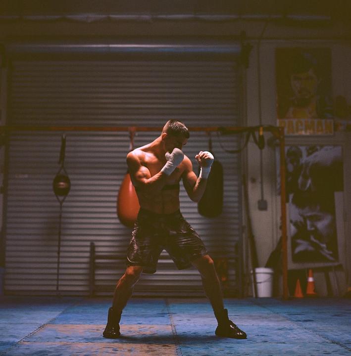 Ready for Fight Night / Hasselblad 500cm + 80mm / Kodak Ektar 100