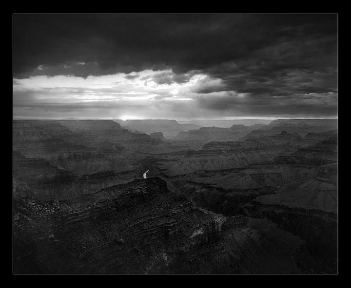 Grand Canyon Sunset [Mamiya RB67 ProSD, 50mm f/4.5, Expired Macophot ORT25C film]