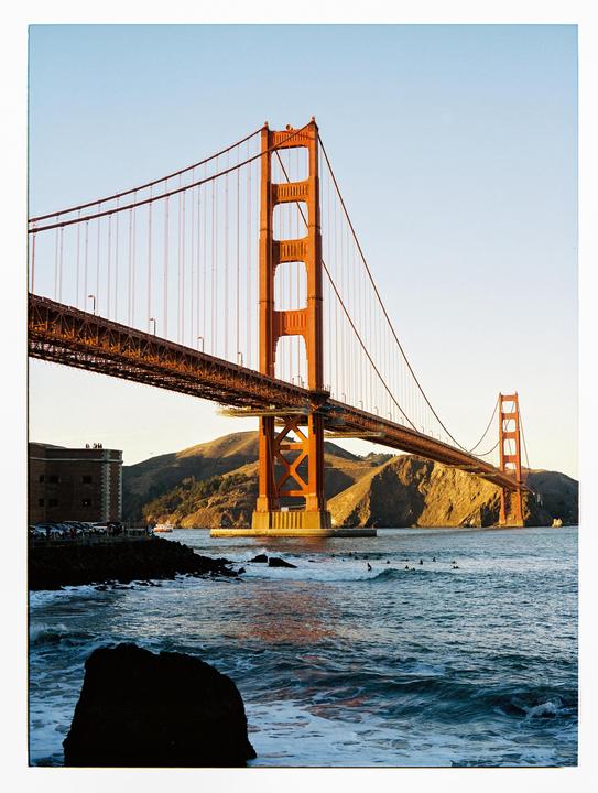 Golden hour in SF - Portra 400 // Mamiya 645