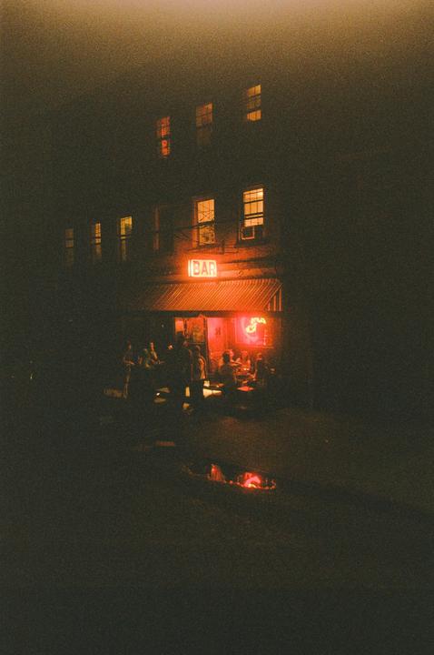 i got attacked taking this photo | nikon fe | portra 800 | 28mm