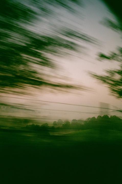 Shot taken on my commute to work - Nikon FM2n - Portra 400 - probs like 1/30s