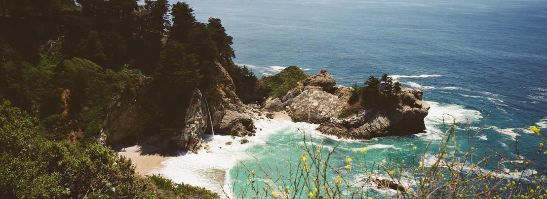 Big Sur, CA - Hasselblad XPan II with Kodak Colorplus, shot on hasselblad with kodak colorplus 200