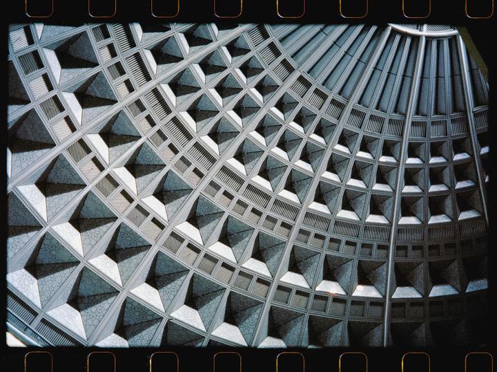 Union Station, Los Angeles || Canon A-1 || Cinestill 800T || 50mm f/1.4