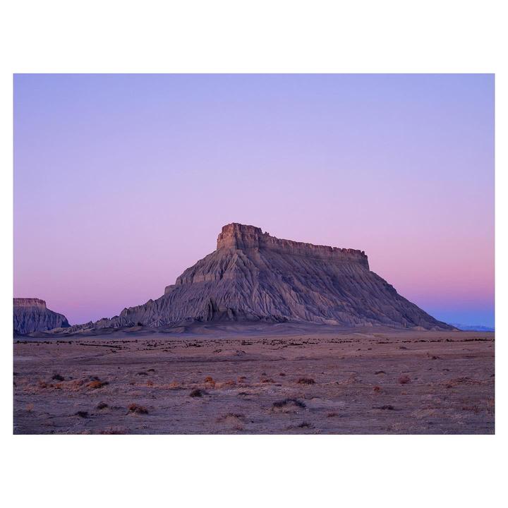 Butte Blue Hour(Hasselblad 501cm, 80mm cb, provia 100f)