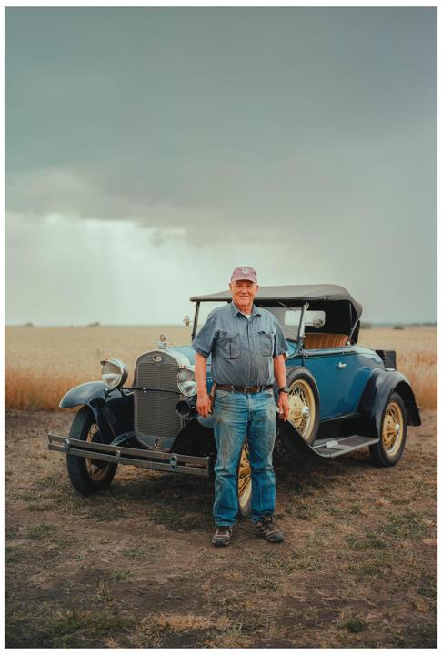 A farmer named Steve | Fuji GW690iii | Portra 400