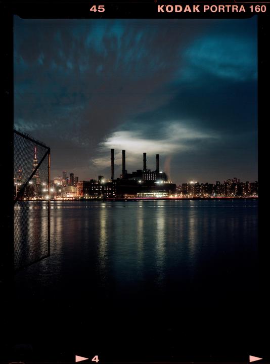 Over the East River (Pentax 645 | 75mm f/2.8 | Expired Kodak Portra 160)