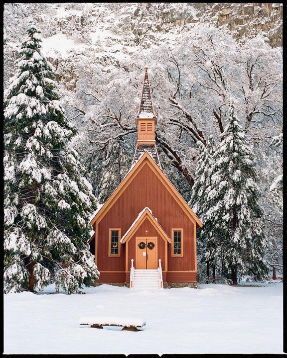 Christmas village centerpiece [Hasselblad 500C 80mm + Portra 400]
