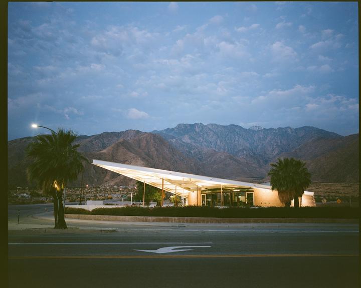 5am or 6am? Palm Springs Visitor Center. Mamiya 7 Kodak Portra 400 65mm