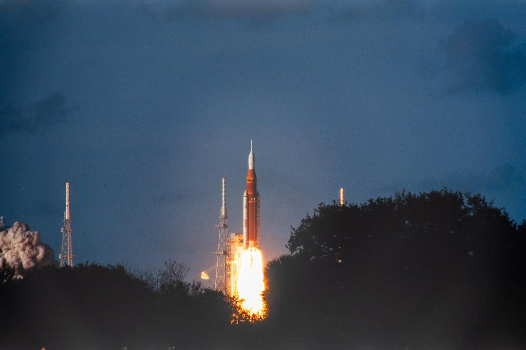 Artemis II Launch [Canon A1 | 400f2.8l | E100]