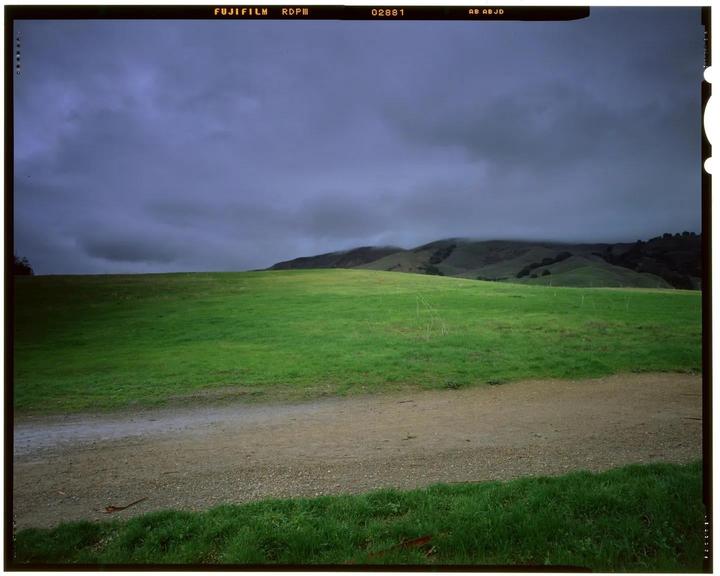Bay Area Hills. wood 4x5, 90mm lens, Provia 100