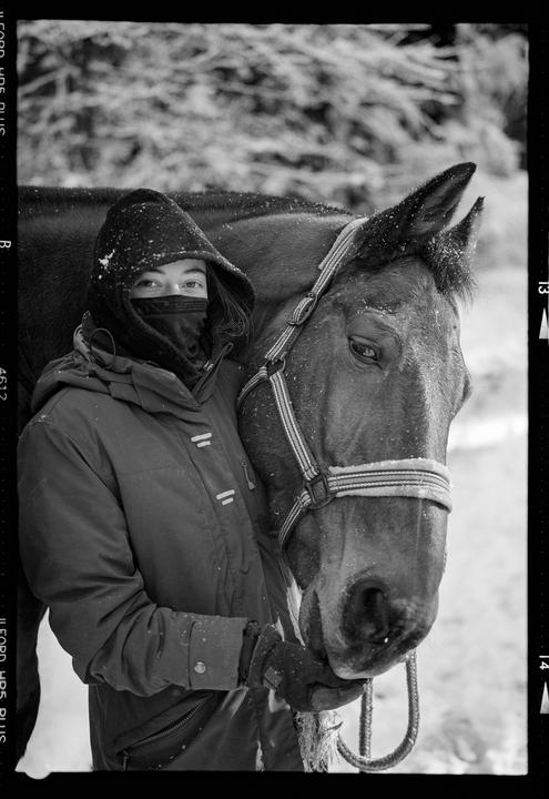 Wintertime is B&W time [Fuji GW690II Ilford HP5+ @ISO800]