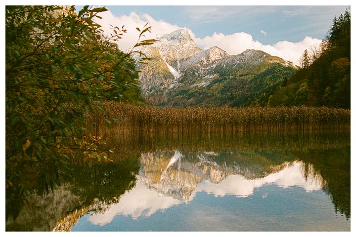You have to get your feet wet for this shot, but the scene seemed worthwhile. [Nikon F100, Portra 400, Polarizer]