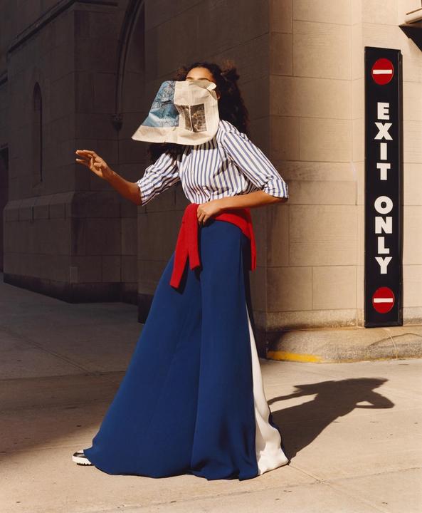 Question: How do we think this image quality is achieved? I see this type of photography in a lot of high end fashion editorials. It's beautiful, clean and vibrant, wondering how this kind of look is achieved? It looks like medium format film and then punched up colours in post? Any thoughts?