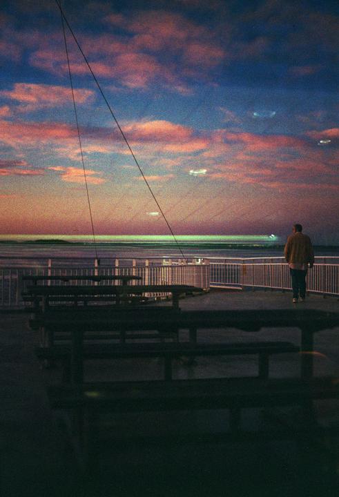 Sunrise on ferry - Pentax MX - Gold 200