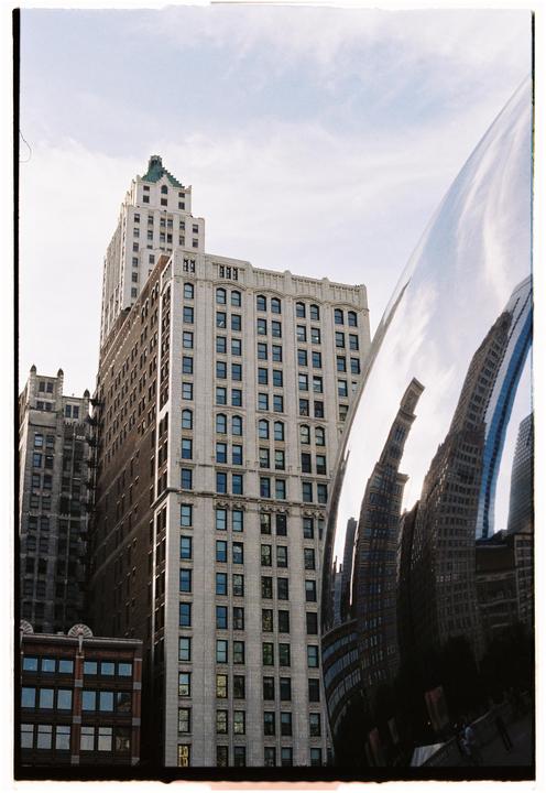 Cloud Gate on Fuji 200