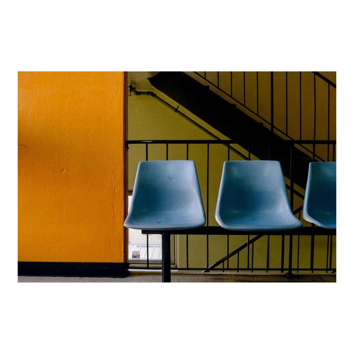 Waiting for a Lift, Hobart [Canon EOS 500, EF 50mm 1.8 II, Kodak Gold 200]