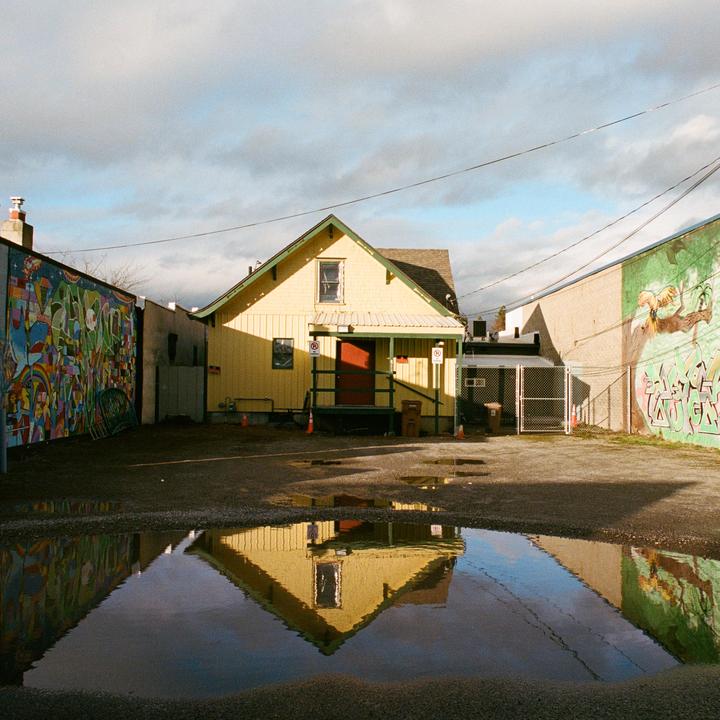 My favorite shot from my first roll. Nikon FE2, 24mm Portra 400