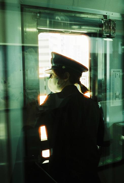 Trainspotting [olympus trip 35, cinestill 400d]