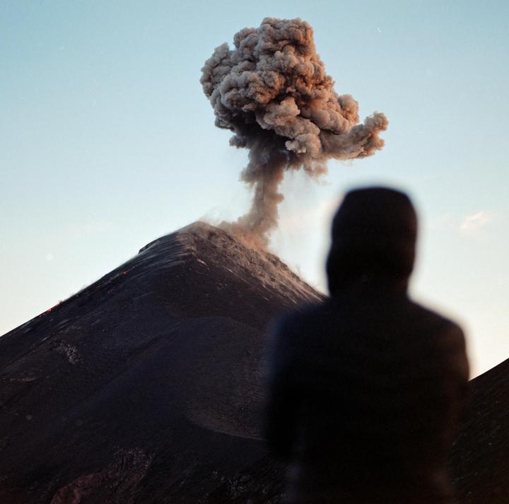 On the summit of Fuego [Mamiya RZ67, 110mm, Cinestill 800t]