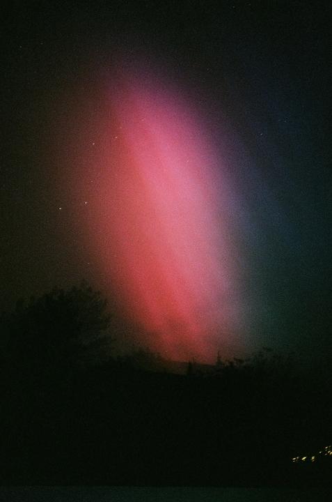Aurora Borealis shot on Olympus Xa and Porta 400