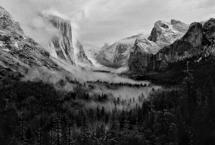 Tunnel View - Yosemite National Park (Olympus XA with Ilford Delta 100)