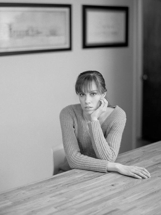 In the kitchen / Contax 645, 80mm at f2, Tri-X