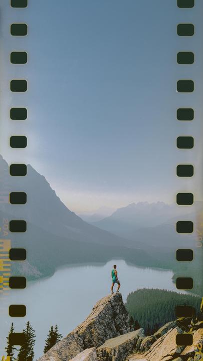 Above Peyto. Banff National Park. Bronica GS-1 Kodak UltraMax 400.