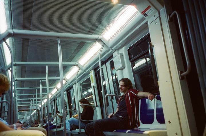 Barcelona Late-night Subways |Olympus AF-10| CineStill 800T