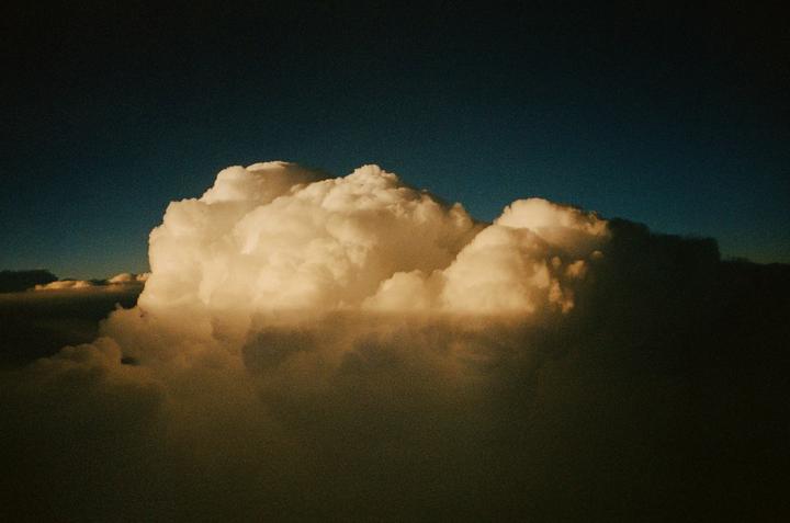 Somewhere above America Contax T3 / Portra400