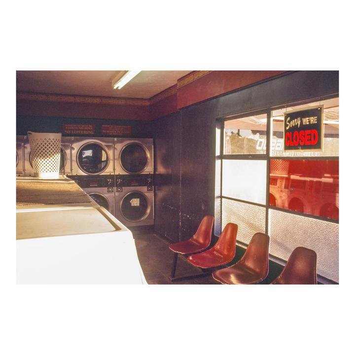 Laundromat - the new gas station? | Leica MP, Ektachrome, 35/1.2 Nokton IV