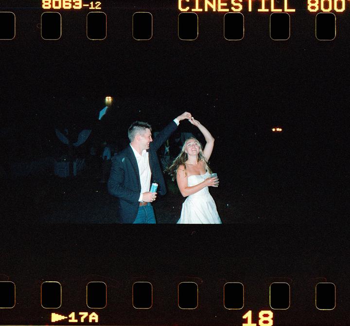 Took my Minolta P’s to a wedding. Developed and scanned myself as you can tell lol