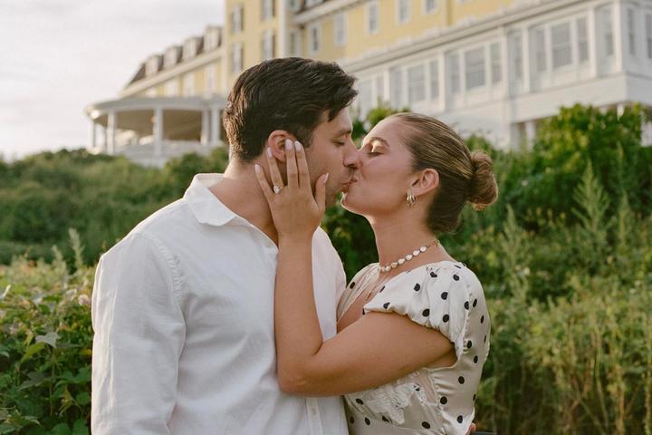 Proposal & Engagement at Ocean House, RI [Canon 1V, 50mm f/1.4, Portra 800]
